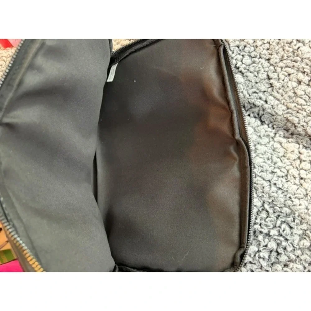 Women's Black Nicole Miller New York Laptop Tote Bag